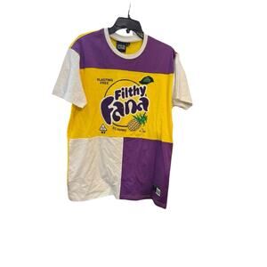 Effectus Clothing Filthy Fana Men's Medium Color Block Short Sleeve T-Shirt New